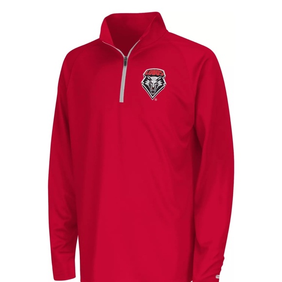 lobos Other - New Mexico Lobos Red Long Sleeve Quarter-Zip Shirt